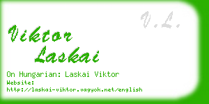 viktor laskai business card